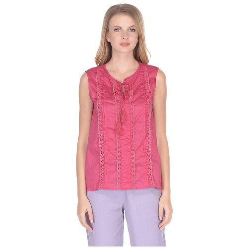 фото Топ baon топ с кружевом и защипами baon, размер: xs, розовый