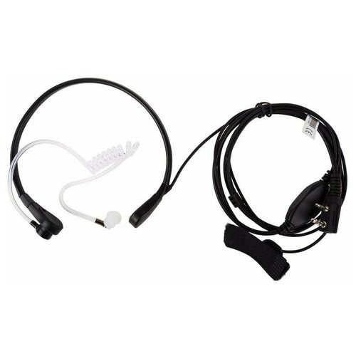 Ларингофон P-780 с звуководом и кнопкой на палец разъем тип Кенвуд 46-0861-8 400200₽