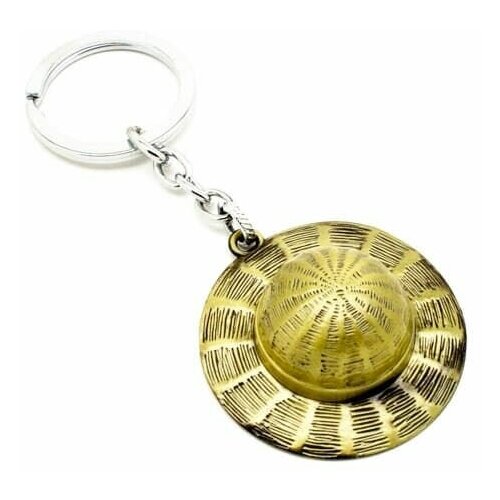 фото Брелок для ключей соломенная шляпа nobrand