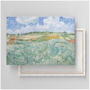 Картина на холсте с подрамником / Van Gogh - Plain near Auvers, 1890 / Ван Гог