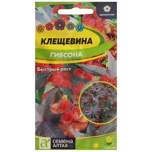 Семена цветов Клещевина Гибсона, Сем. Алт, ц/п, 3 шт семена цветов клещевина гибсона сем алт ц п 3 шт