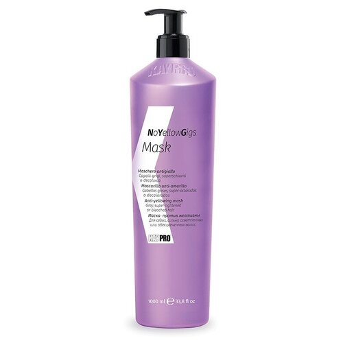 KayPro Маска против желтизны для седых, сильно осветленных или обесцвеченных волос, 1000 мл.