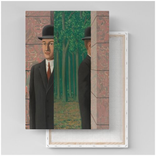 Картина на холсте с подрамником / Magritte Rene / Магритт Рене - Общее место, 1898