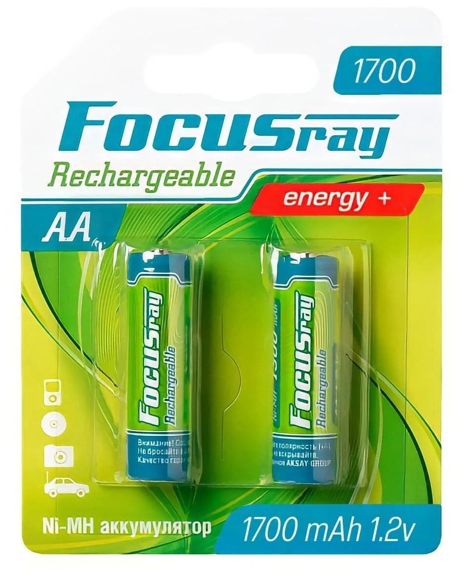 Аккумулятор FOCUSray 1700 mAH AA 2/24/288