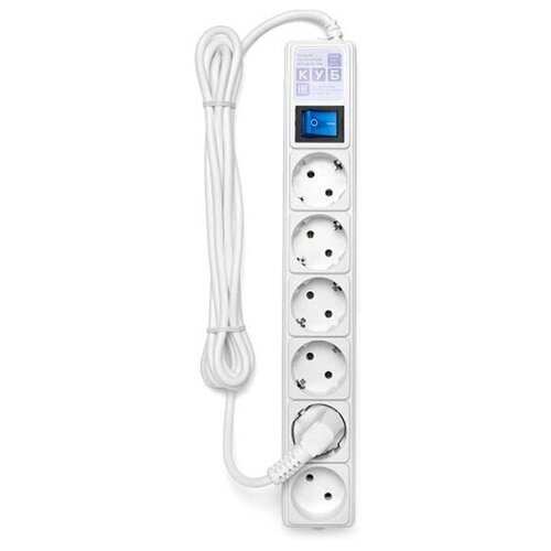 Сетевой фильтр Power Cube 3 м 16А/3, 5кВт (белый)