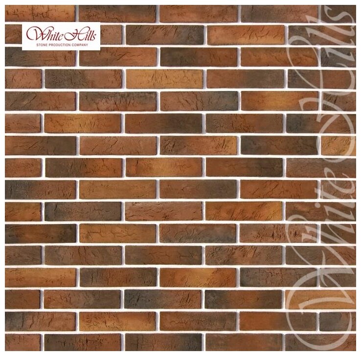 фото Искусственный облицовочный декоративный камень White Hills Терамо Брик - цвет 353-70