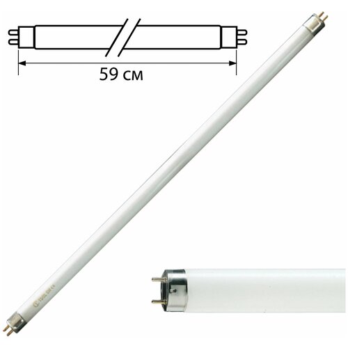 фото Лампа люминесцентная philips tl- d 18w/ 54-765, 18 вт, цоколь g13, в виде трубки 59 см, холодный дневной свет