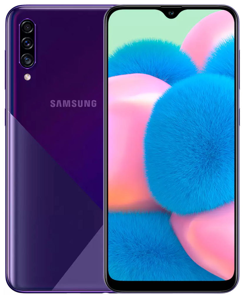 Смартфон Samsung Galaxy A30s 3/32 ГБ, Dual nano SIM, фиолетовый