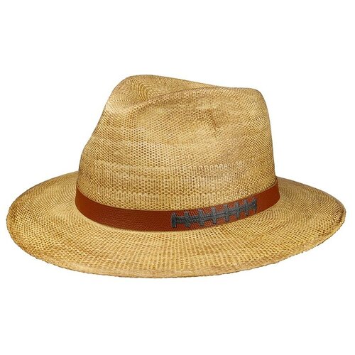 Шляпа STETSON, размер 61, бежевый шляпа канотье stetson солома размер 61 бежевый