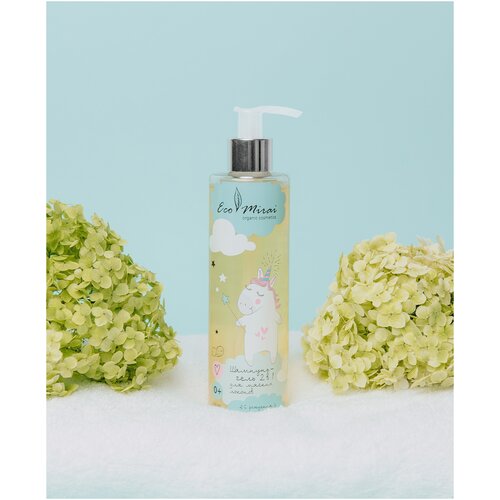 Средство для купания Eco Mirai Шампунь-гель 2 в 1 для мягких локонов Органическая косметика для детей с рождения 780₽