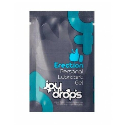 JoyDrops Возбуждающая мужская смазка JoyDrops Erection - 5 мл.