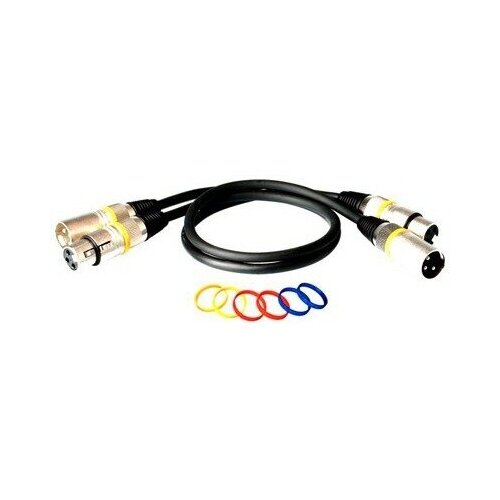 Кабель аудио 1xXLR - 1xXLR Rockcable RCL30356 D6 6.0m кабель аудио 1xxlr 1xxlr rockcable rcl30303 d6 3 0m