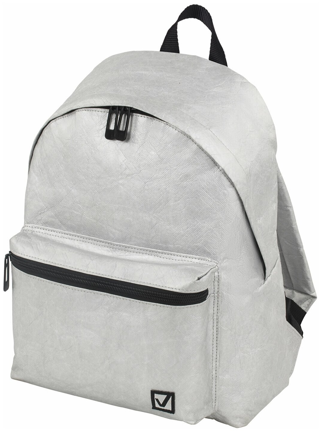 Рюкзак крафтовый Brauberg Miracle, с водонепроницаемым покрытием, серебристый, 34х26х11 см (229891)