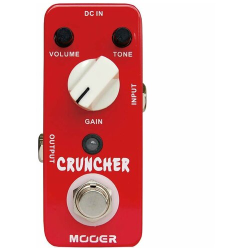 mooer cruncher гитарный эффект дисторшн Mooer Cruncher мини-педаль Distortion