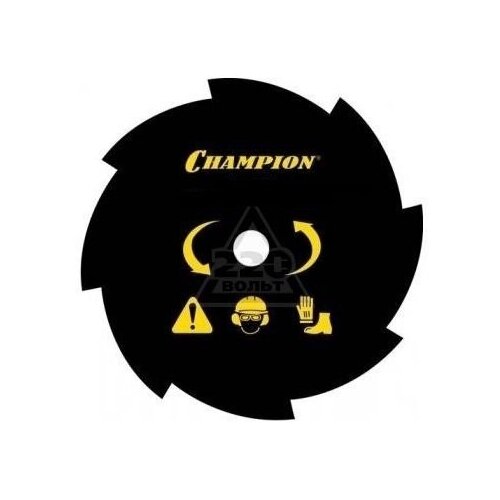 Нож для жесткой травы Champion 8/230/25.4 нож для жесткой травы champion 4 230 20 c5154