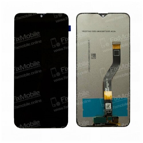 Дисплей с тачскрином для Samsung Galaxy A10s (A107F) (черный) (AAA) дисплей модуль для samsung galaxy a10s sm a107f в сборе с тачскрином и рамкой черный