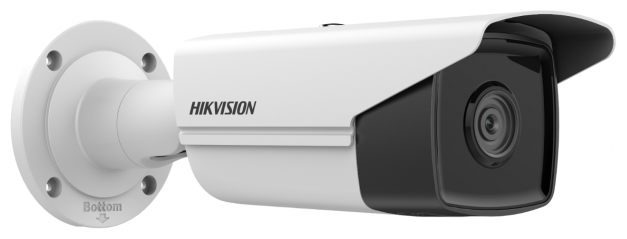 Видеокамера IP HIKVISION DS-2CD2T83G2-4I(6mm) 8Мп уличная цилиндрическая с EXIR-подсветкой до 80м и технологией AcuSense; объектив 6мм