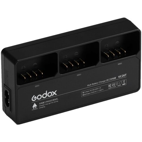 Зарядное устройство Godox VC26T Multi для аккумуляторов VB26 зарядное устройство godox c400p для аккумуляторов wb400p