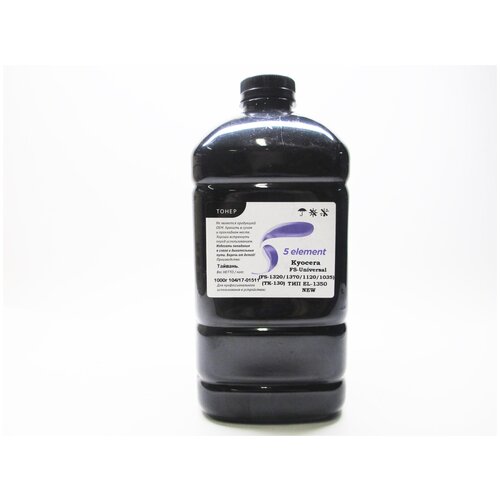 Тонер Kyocera Mita FS-Universal, FS-1320/1370/1120/1035/1135, TK-130/170/ТК-160/TK-1140, тип EL-1350, 5Element, 1кг/канистра