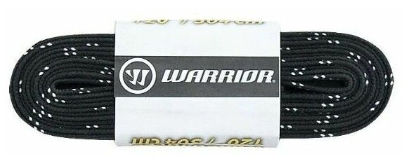 Шнурки для коньков Warrior Laces Wax LAW-BK-120 304см