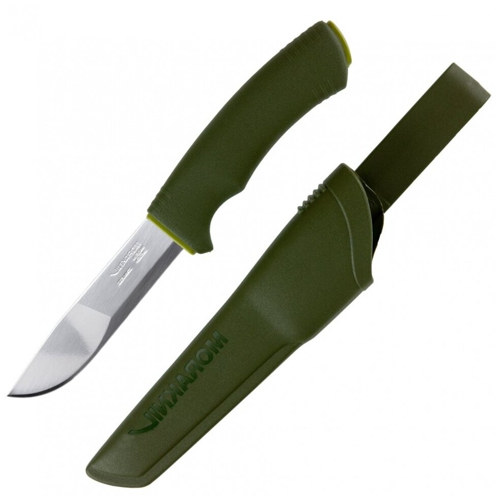 Нож Morakniv BushCraft Forest, нержавеющая сталь, рез. рукоять, 12493