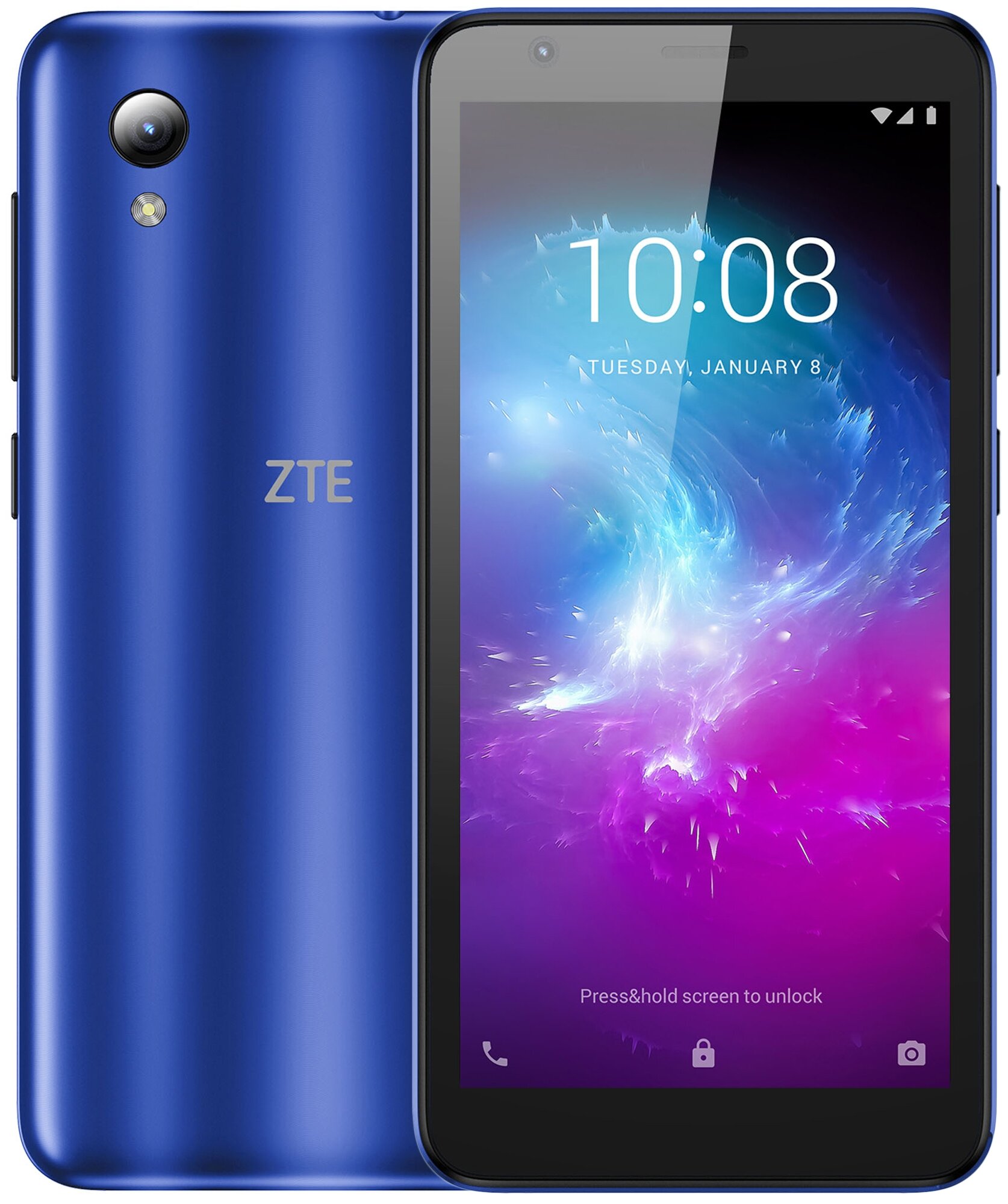 Смартфон ZTE Blade L8 32 ГБ, Dual nano SIM, синий