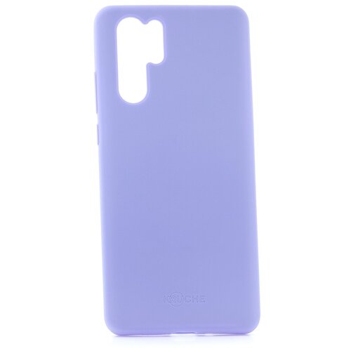 фото Чехол на huawei p30 pro kruche silicone plain lilac purple кruче