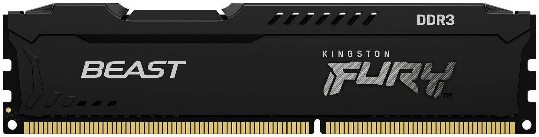 Оперативная память для компьютера Kingston FURY Beast Black DIMM 8Gb DDR3 1600 MHz KF316C10BB/8