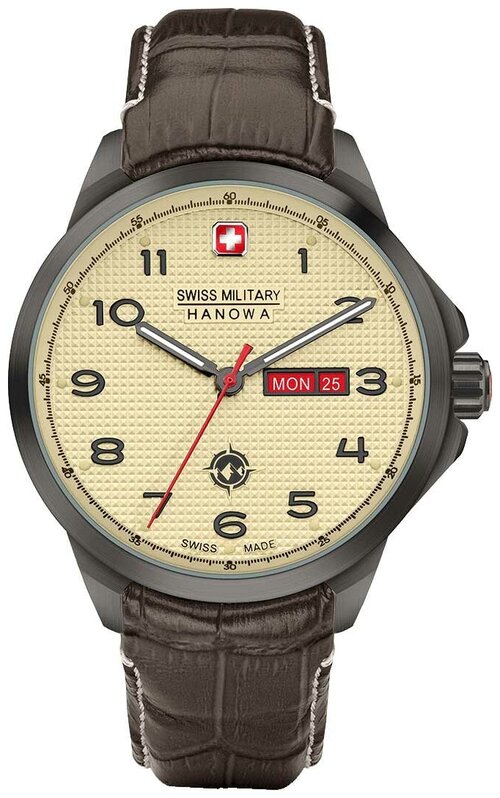 Наручные часы Swiss Military Hanowa Land Наручные часы Swiss Military Hanowa SMWGB2100340, коричневый, бежевый