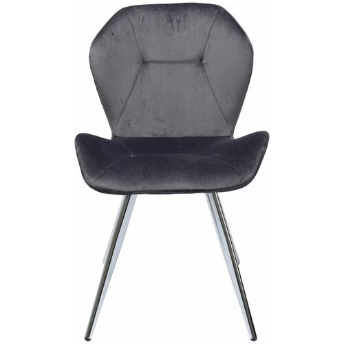 фото Kare design стул viva, коллекция "вива" 46*82*52, бархат, полиуретан, сталь, фанера, серый