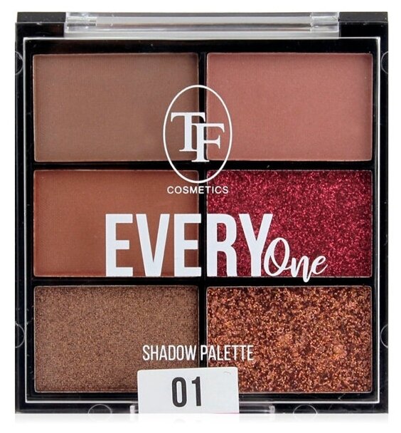 Палетка теней для век TF Cosmetics EVERY ONE CTE37 т.01 Красно-Коричневый 11,4 г