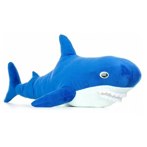 Мягкая игрушка Мальвина Акулина, 70 см, синий игрушка мягкая акулина цвет черный арт 15 135 5