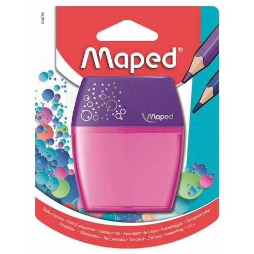 Maped Точилка Shaker 634755 фиолетовый/розовый