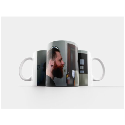 фото Кружка "мужчина, битник, борода" 320 мл lotsprints