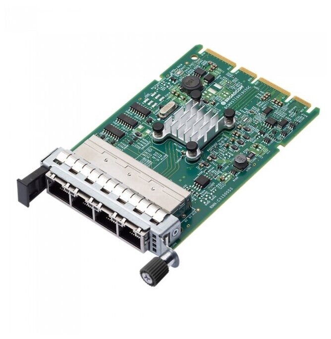 Сетевой адаптер Broadcom NetXtreme N41T (BCM95719N1905C) SGL 4 x 1GbE (RJ-45) OCP 3.0 Mezzanine Ethernet Adapter