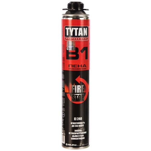 Монтажная пена Tytan Professional B1 750 мл летняя пена монтажная tytan профессиональная 750 мл b1 огнестойкая летняя 21154