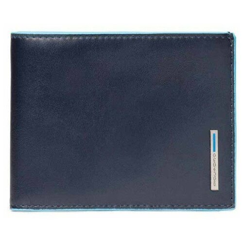 фото Кошелек мужской blue square синий, натуральная кожа piquadro pu257b2r/blu2