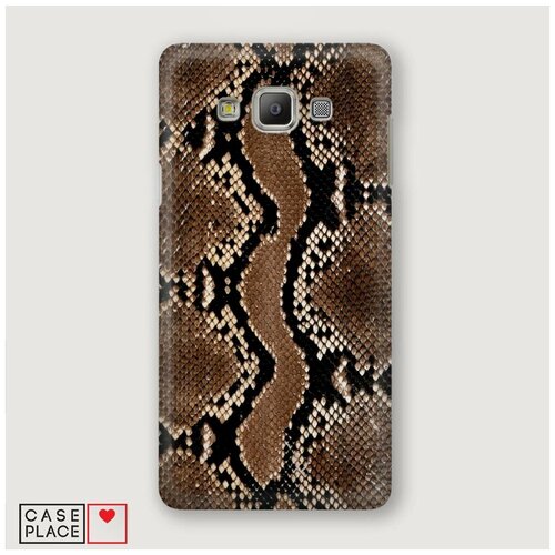 фото Чехол пластиковый samsung galaxy grand prime кожа питона case place