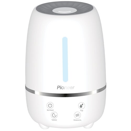 Увлажнитель ультразвуковой Pioneer с сенсорным управлением таймером и 3 режимами парообразования 25 Вт 364100₽