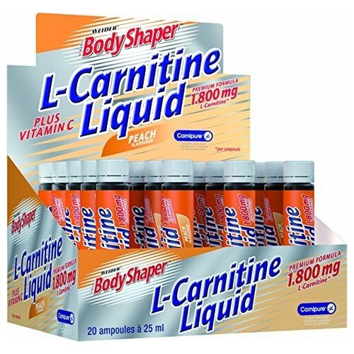 WEIDER L-Carnitine Liquid упак.20амп. х25мл./персик