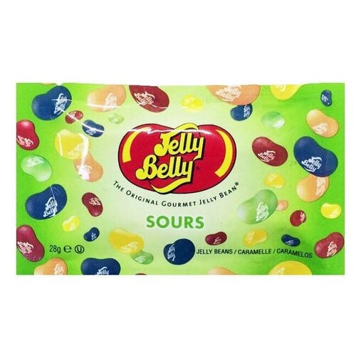 Jelly Belly Драже жевательное Кислые фрукты, 28 г, пакет