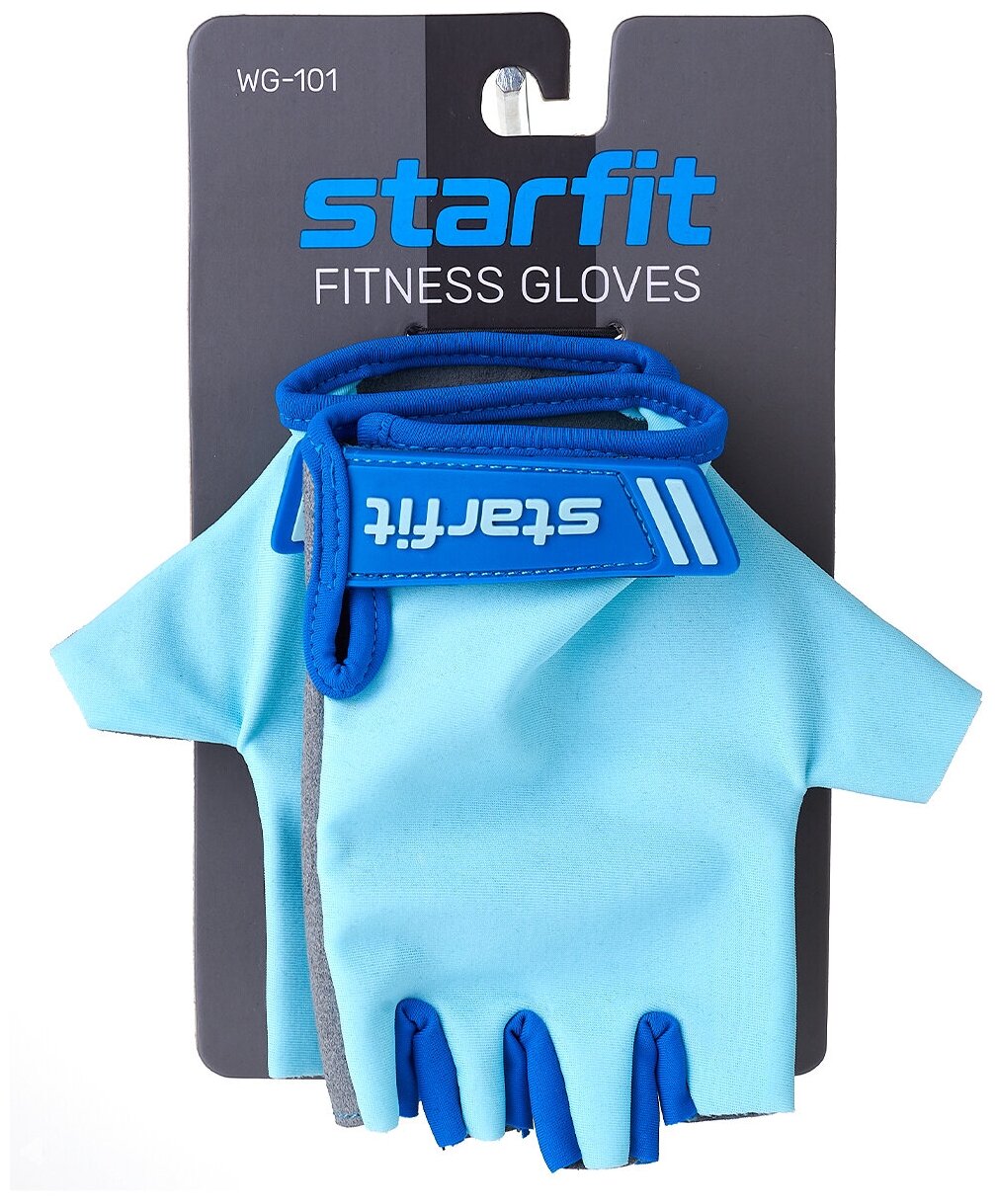 Перчатки для фитнеса Starfit WG-101, мятный, S