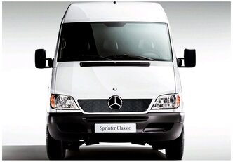 Утеплитель автомобильной решетки радиатора Mercedes-Benz Sprinter / Мерседес Бенц Спринтер Классик