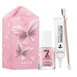 Avon Набор NAIL EXPERTS для ухода за ногтями (база-уход для ногтей 7 в 1,10 мл+ Средство за уходом за кутикулой,15 мл) - изображение