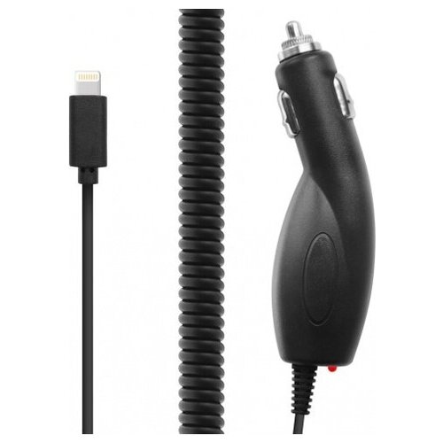 АЗУ W.O.L.T. 1А встроенный кабель 8 -pin Lightning 0,7м черный (WCCI51)