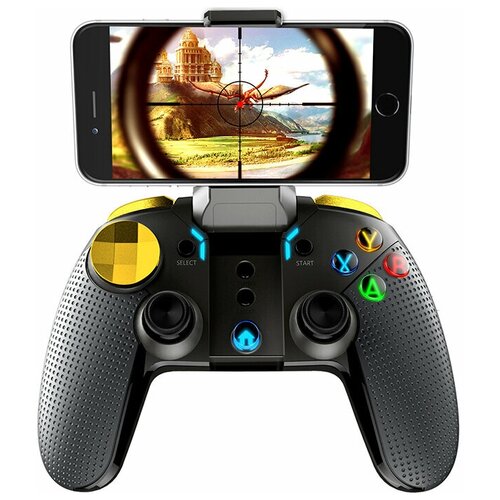 Беспроводной геймпад для смартфона с держателем черный 220000₽