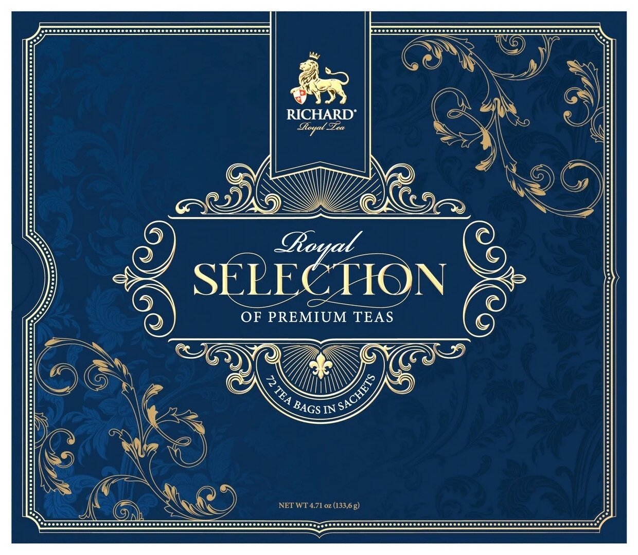 Чай Richard Royal Selection Of Premium Teas подарочный набор ассорти 72 шт
