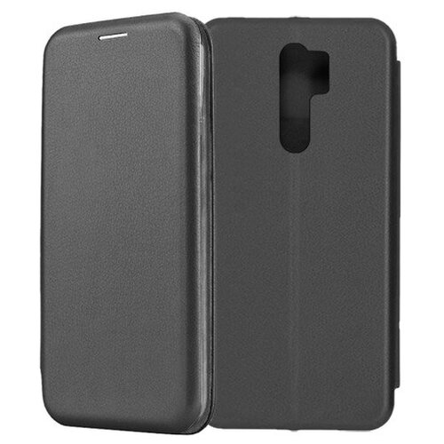 Чехол-книжка Fashion Case для Xiaomi Redmi 9 чёрный чехол книжка fashion case для xiaomi redmi 10a серый