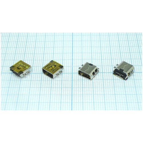 Разъем Micro USB для планшета тип USB 45 (RS-MI004) 5 pin