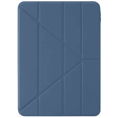 Чеxол-обложка Pipetto для iPad Air 10.9 (2020) Origami Case голубой (P045-51-Q) чехол pipetto origami p045 51 t для ipad pro 11 2018 2021 blue